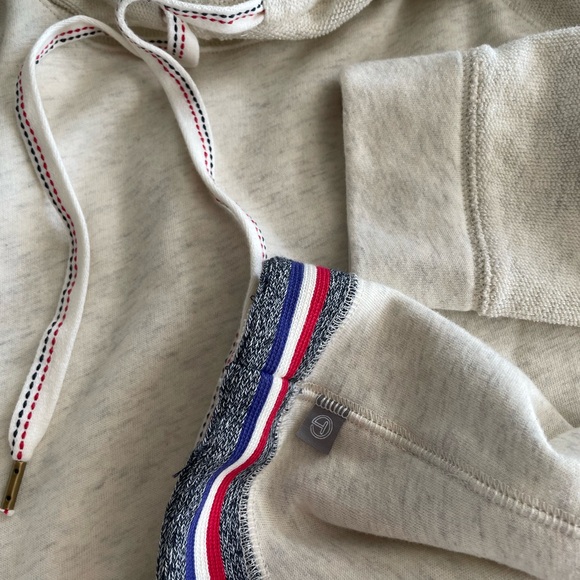 Offering as bundle; 3 buttoned tops 1 hoodie; soft lightweight fun designs - Picture 3 of 13